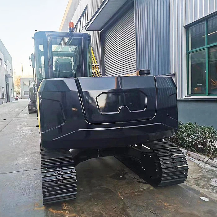 Kubota Engine Hydraulic Small Excavator with Enclosed Cabin factory